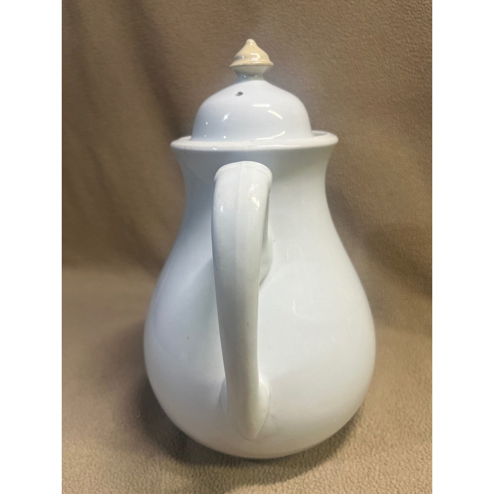 Vintage IRONSTONE CHINA J&G MEAKIN ENGLAND Coffee, Tea Pot White - Picture 4 of 12